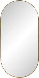 Ben Vita ovale spiegel 50x100 cm Mat Goud