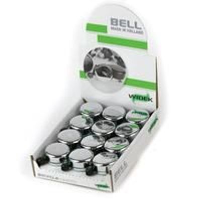 Widek Doos bellen staal zilver (p12)