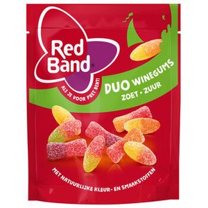 Red Band Red Band - Duo Winegums Zoet Zuur 205 Gram 10 Stuks