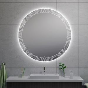 Wiesbaden Badkamerspiegel Deco Rond met LED Verlichting Condensvrij 120 cm