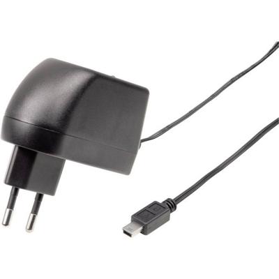 Hama USB-oplader 1x Mini-USB Zwart Binnen
