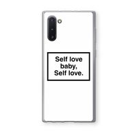 Self love: Samsung Galaxy Note 10 Transparant Hoesje