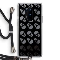 Musketon Skulls: OnePlus 8 Pro Transparant Hoesje met koord