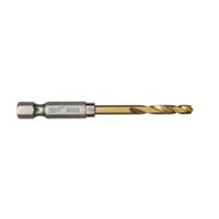 Milwaukee Metaalboor Shockwave HSS-G TiN Red Hex 4 x 71,5 mm VE=2 - 48894708