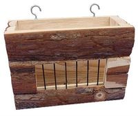 Happy pet raw houten hooiruif (20,5X15,5X10 CM) - thumbnail
