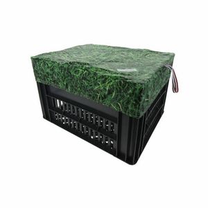 Fietskrat Fietsmand Hoes Medium Grass