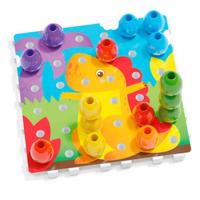 Quercetti jumbo insteek pinnen, 45dlg.