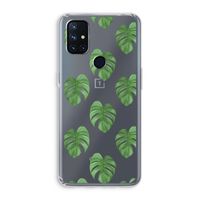 Monstera leaves: OnePlus Nord N10 5G Transparant Hoesje