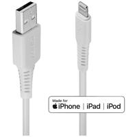 LINDY USB-kabel USB 2.0 USB-A stekker, Apple Lightning stekker 3.00 m Wit 31328