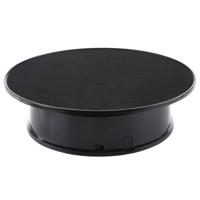 20cm 360 degree elektrische roterende draaitafel display stand fotografie video schieten Props draaitafel Max belasting 1.5 kg aangedreven door batt