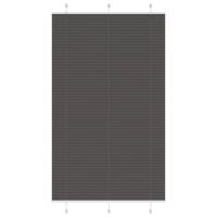 Pliss rolgordijn 115x200cm stofbreedte 114,4cm polyester zwart