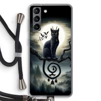 Moonlight Companions: Samsung Galaxy S21 Transparant Hoesje met koord