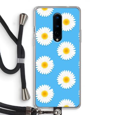 Margrietjes: OnePlus 8 Transparant Hoesje met koord