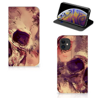 Mobiel BookCase Apple iPhone 11 Skullhead - thumbnail