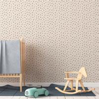 Gerecycleerd Behang Floral Dance Rol Blauw Groen