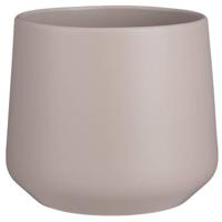 Mica Decorations Bloempot - taupe - mat - keramiek - H18|D21 cm