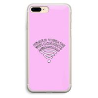 Home Is Where The Wifi Is: iPhone 7 Plus Transparant Hoesje