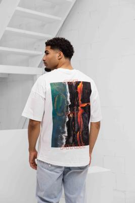 Off The Pitch Lava T-Shirt Heren Wit - Maat M - Kleur: Wit | Soccerfanshop Off The Pitch Lava T-Shirt Heren Wit - Maat M - Kleur: Wit | Soccerfanshop