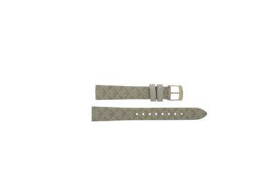 Horlogeband Armani AR11127 Leder Beige 14mm