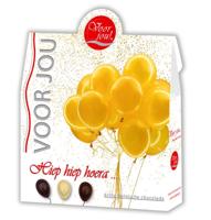 Voor Jou! Cadeau doos hiep hiep hoera