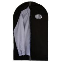 Beschermhoes voor kleding zwart 100 cm   - - thumbnail
