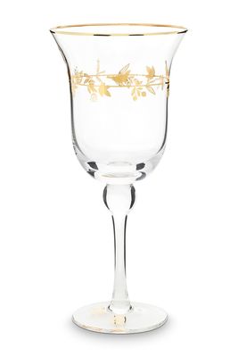 Pip Studio Wijnglas Winter Wonderland Goud 390ml