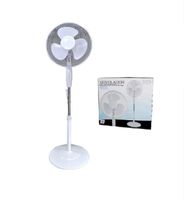 Gerimport staande ventilator 3 snelheden - 40 cm - 45 watt - Wit