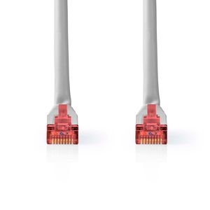 CAT6-kabel | RJ45 Male | RJ45 Male | SF/UTP | 2.00 m | Rond | PVC | Grijs