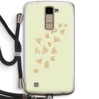 Falling Leaves: LG K10 (2016) Transparant Hoesje met koord