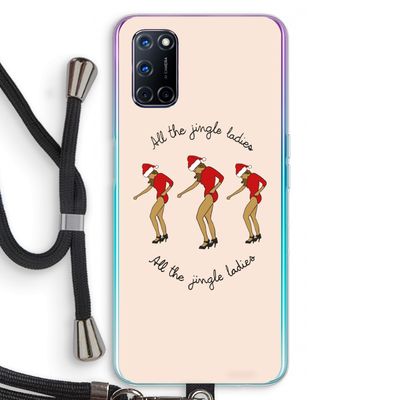 Jingle Ladies: Oppo A52 Transparant Hoesje met koord