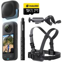 Insta360 X3 Fiets ComboX3 + Bike Accessory Bundle + 64G SD Card + 114CM Selfie Stick - thumbnail