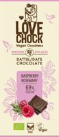 Lovechock Date Chocolate Raspberry Rosemary