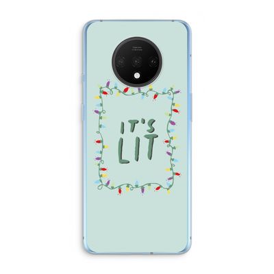 It's Lit: OnePlus 7T Transparant Hoesje
