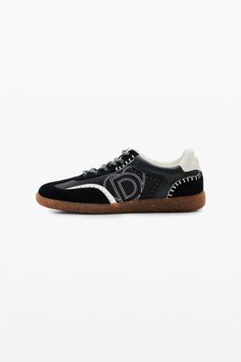 Suède retro sneakers - BLACK - 41