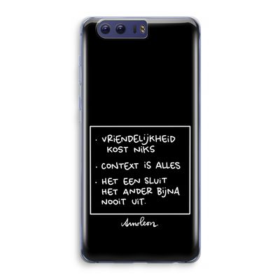 Mijn Motto's: Honor 9 Transparant Hoesje