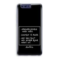 Mijn Motto's: Honor 9 Transparant Hoesje