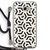 Crazy pattern: Samsung Galaxy A5 (2017) Transparant Hoesje met koord
