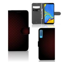 Samsung Galaxy A7 (2018) | Telefoon Hoesje | Geruit Rood