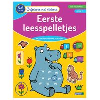 Deltas Oefenboek met Stickers Eerste Leesspelletjes (5-6 jaar)