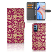 Wallet Case OPPO Reno 4 Pro 5G Barok Pink - thumbnail