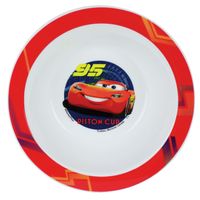 Kunststof ontbijtbordje diep Disney Cars 16 cm