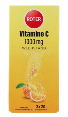 Roter Vitamine C 1000mg Sinaasappel Abrikoos Bruistabletten