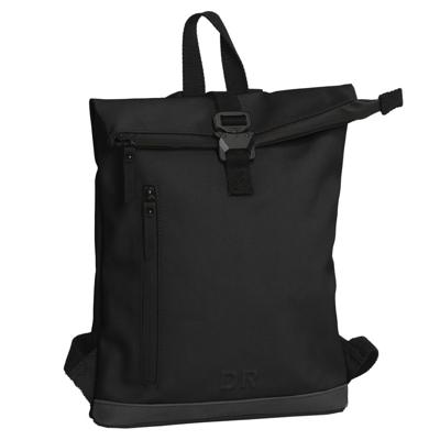 Daniel Ray Gecoat Canvas Rolltop Rugzak Yeppoon Zwart