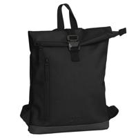 Daniel Ray Gecoat Canvas Rolltop Rugzak Yeppoon Zwart