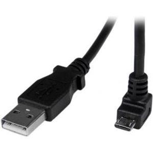 StarTech.com 2 m micro USB-kabel A-naar-micro-B met neerwaartse hoek