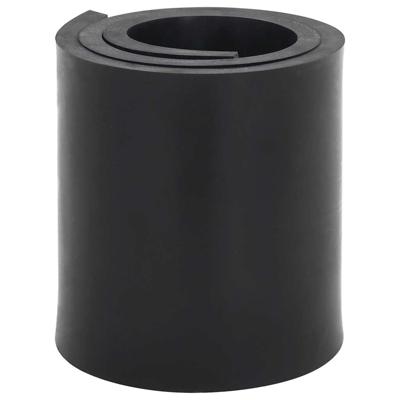 VidaXL Rubberen rand voor sneeuwploeg 80x15x1 cm zwart