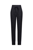 Franka pinstripe trousers - black/off white - 13622