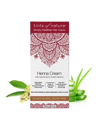 Henna cream golden blond semi permanent