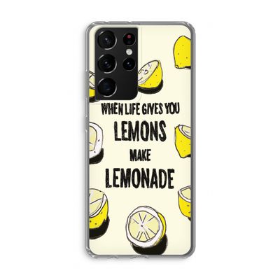 Lemonade: Samsung Galaxy S21 Ultra Transparant Hoesje