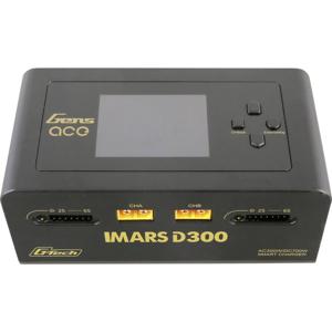 Gens ace Imars D300 Modelbouwoplader 16 A Li-poly, Li-ion, LiHV, LiFePO, NiMH 2x laaduitgang, Batterijherkenning, Ontlaadfunctie, Snellaadfunctie, Grafische